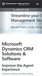 Mobile Screenshot of customerdynamics.com